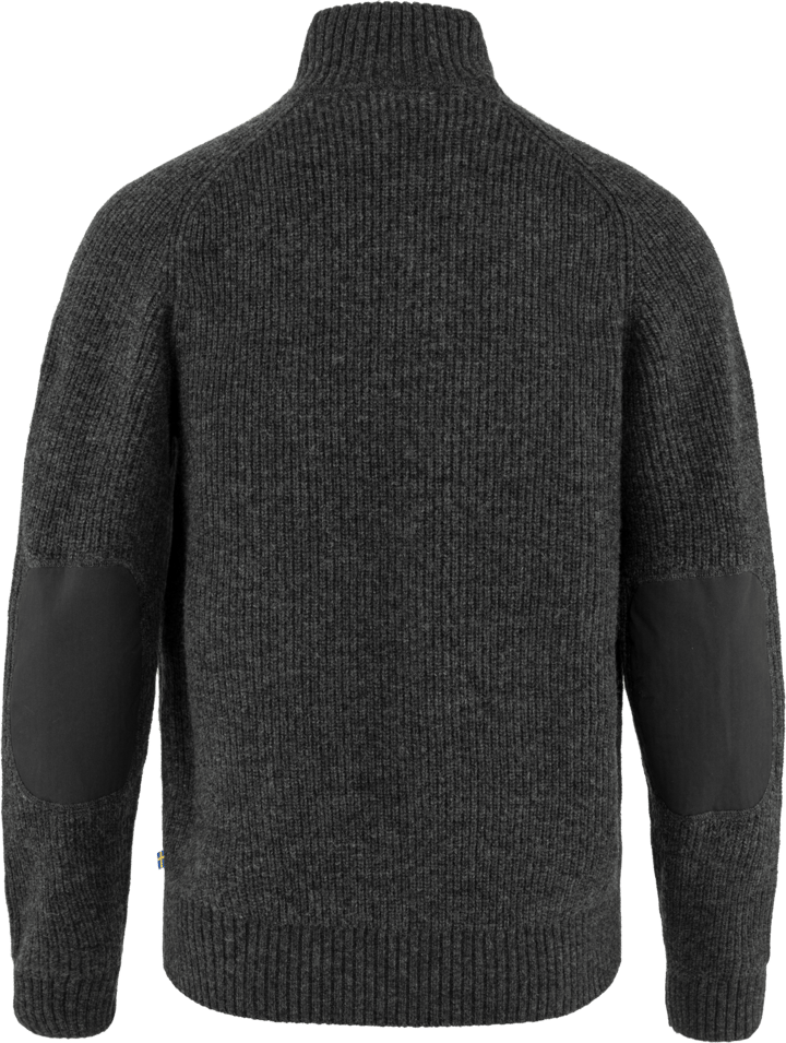 Fjällräven Men's Övik Zip Cardigan Knit Dark Grey Fjällräven Fjällräven Men's Övik Zip Cardigan Knit Dark Grey Fjällräven