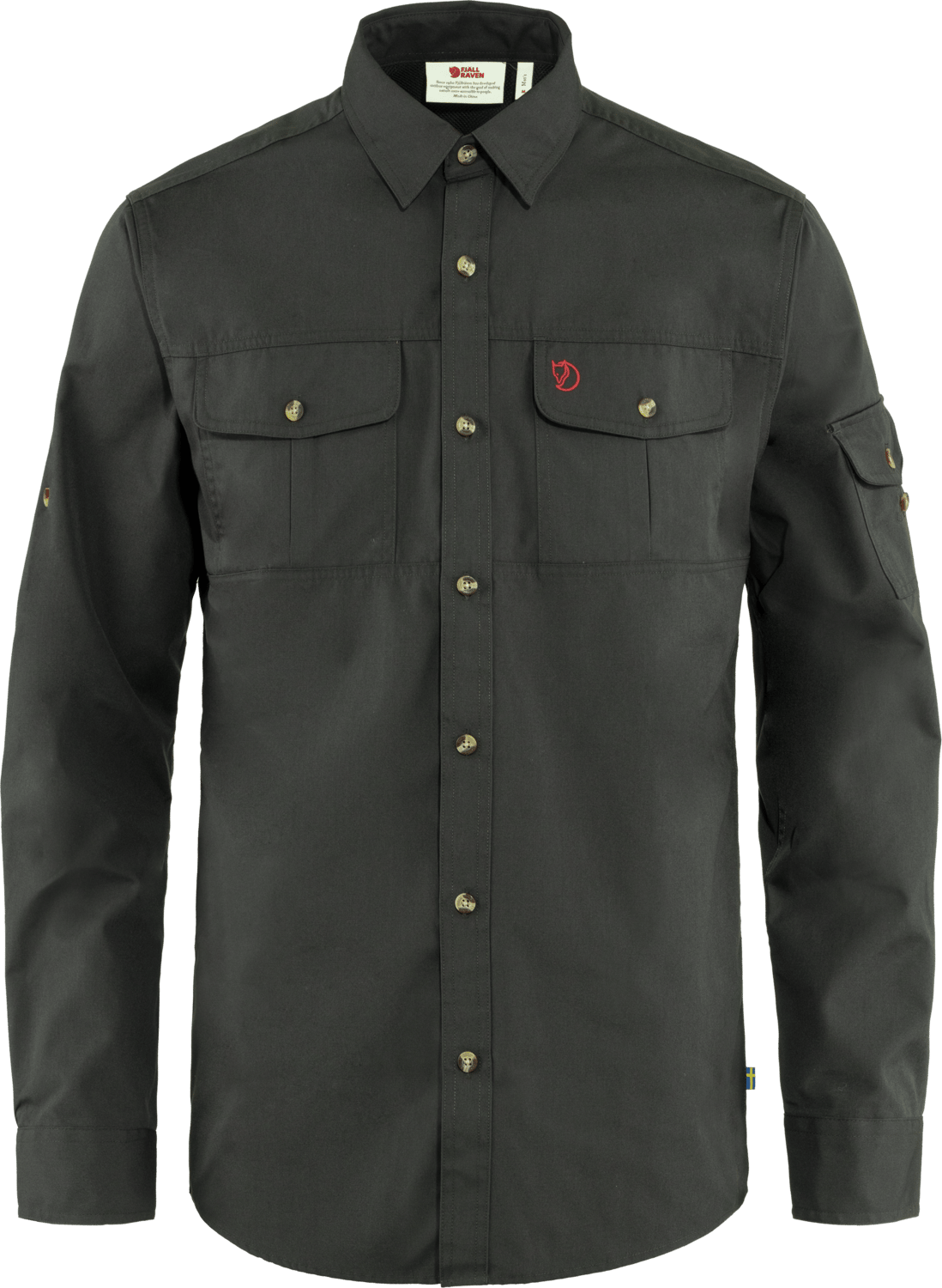 Fjällräven Men's Sarek Trekking Shirt Dark Grey