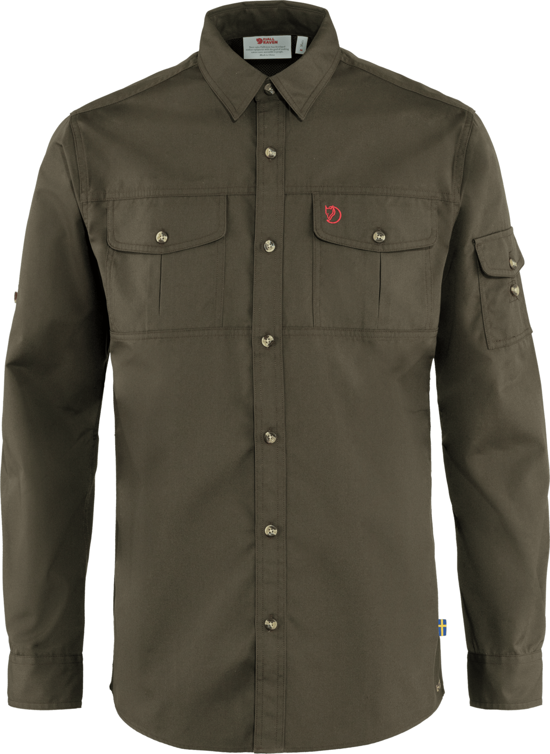 Fjällräven Men's Sarek Trekking Shirt Dark Olive