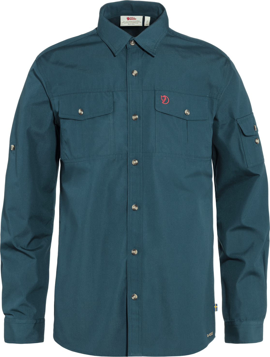 Fjällräven Men's Sarek Trekking Shirt Mountain Blue