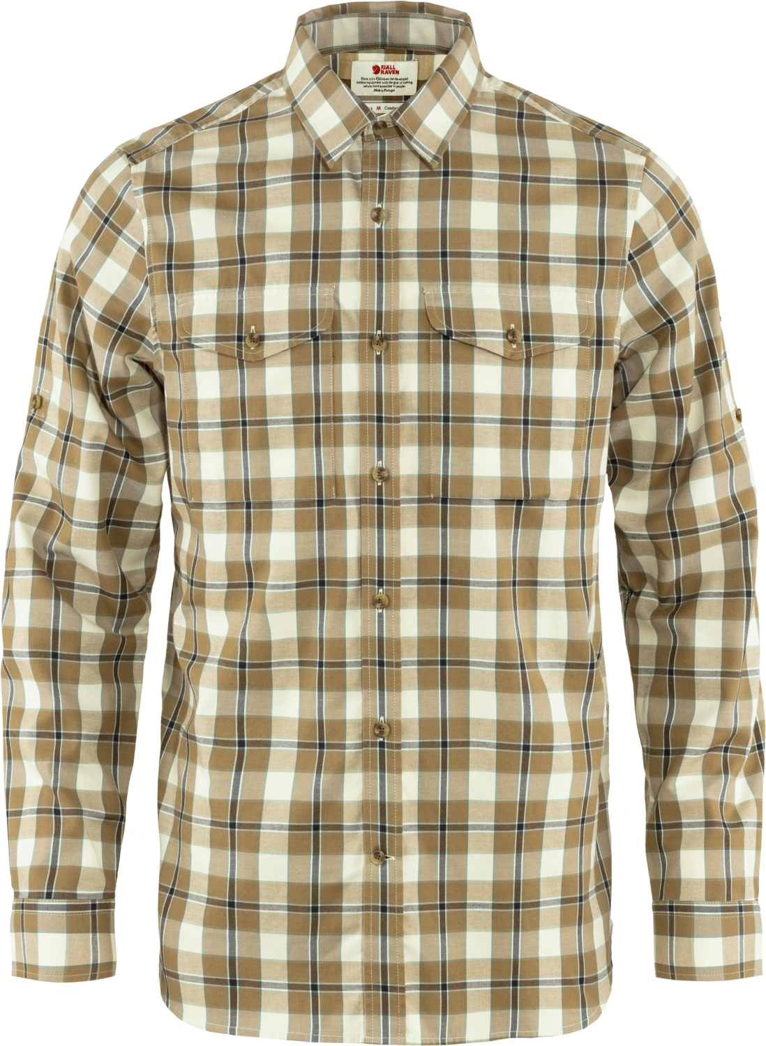Fjällräven Men’s Singi Flannel Shirt LS Buckwheat Brown-Patina Green