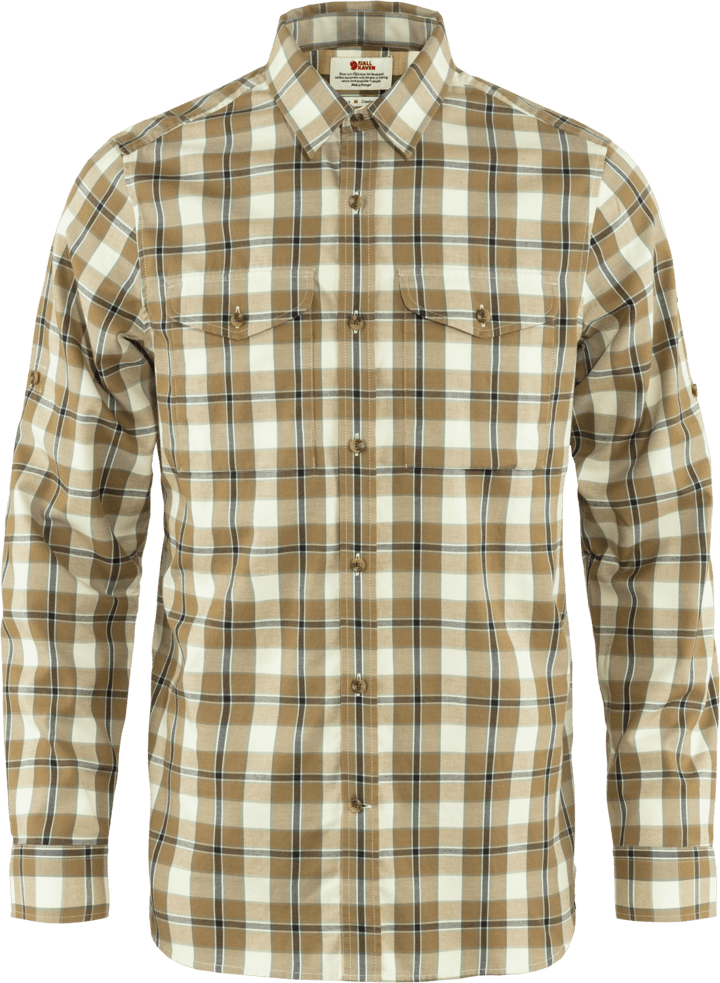 Fjällräven Men's Singi Flannel Shirt LS Buckwheat Brown-Patina Green Fjällräven