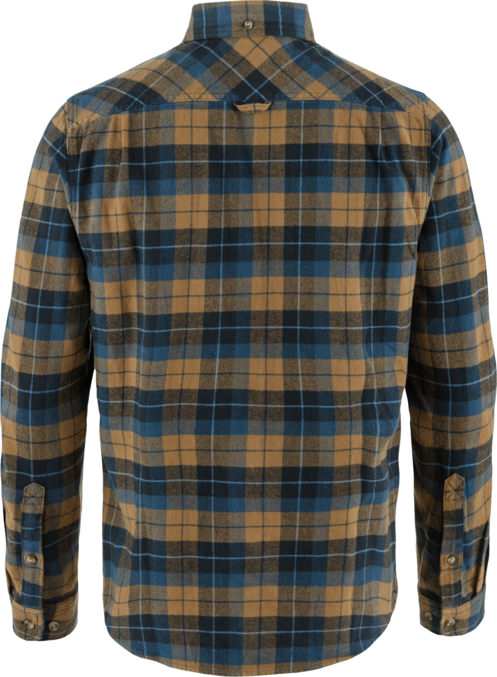 Fjällräven Men's Singi Heavy Flannel Shirt Dark Navy/Buckwheat Brown Fjällräven