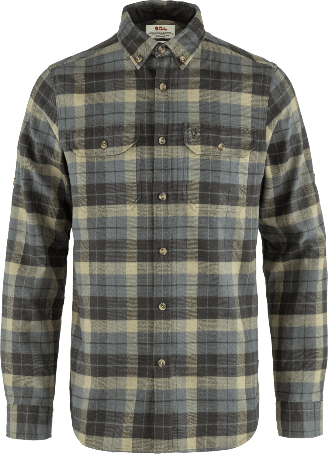 Fjällräven Men's Singi Heavy Flannel Shirt Super Grey/Stone Grey