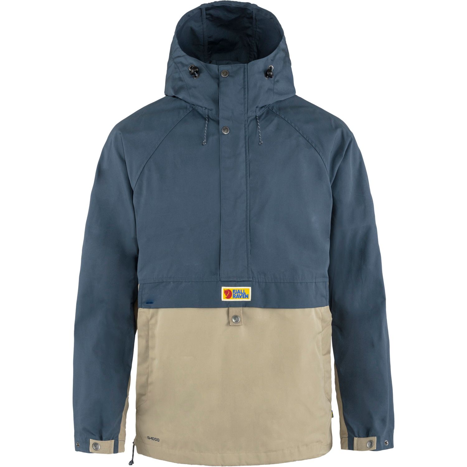 Fjällräven Men's Vardag Anorak Uncle Blue-Sand Stone