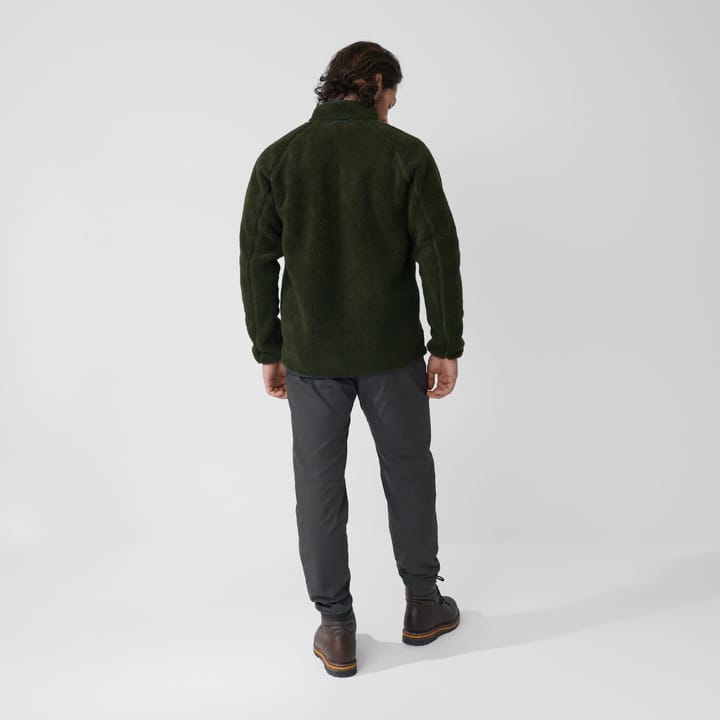 Fjällräven Men's Vardag Pile Fleece Buckwheat Brown/Laurel Green Fjällräven