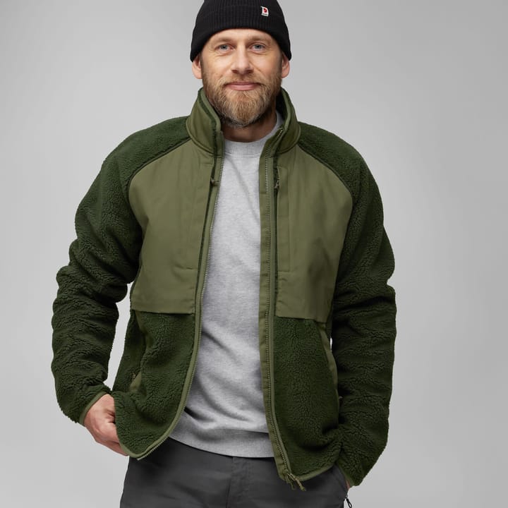 Fjällräven Men's Vardag Pile Jacket Deep Forest-Laurel Green Fjällräven
