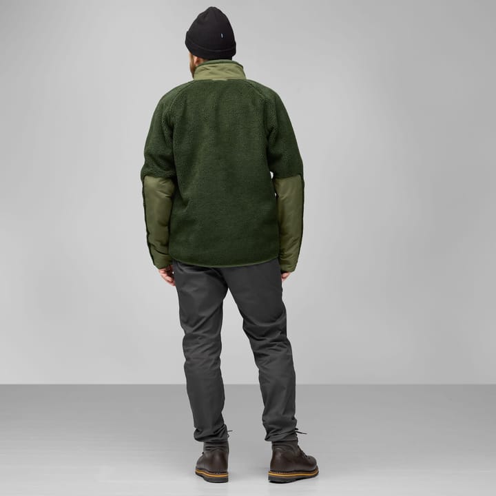 Fjällräven Men's Vardag Pile Jacket Deep Forest-Laurel Green Fjällräven
