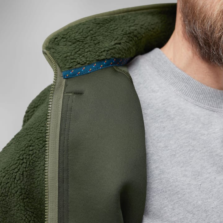 Fjällräven Men's Vardag Pile Jacket Deep Forest-Laurel Green Fjällräven