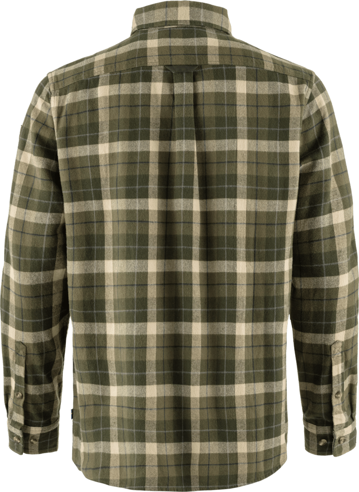 Fjällräven Men's Värmland Heavy Flannel Shirt Green-Deep Forest Fjällräven