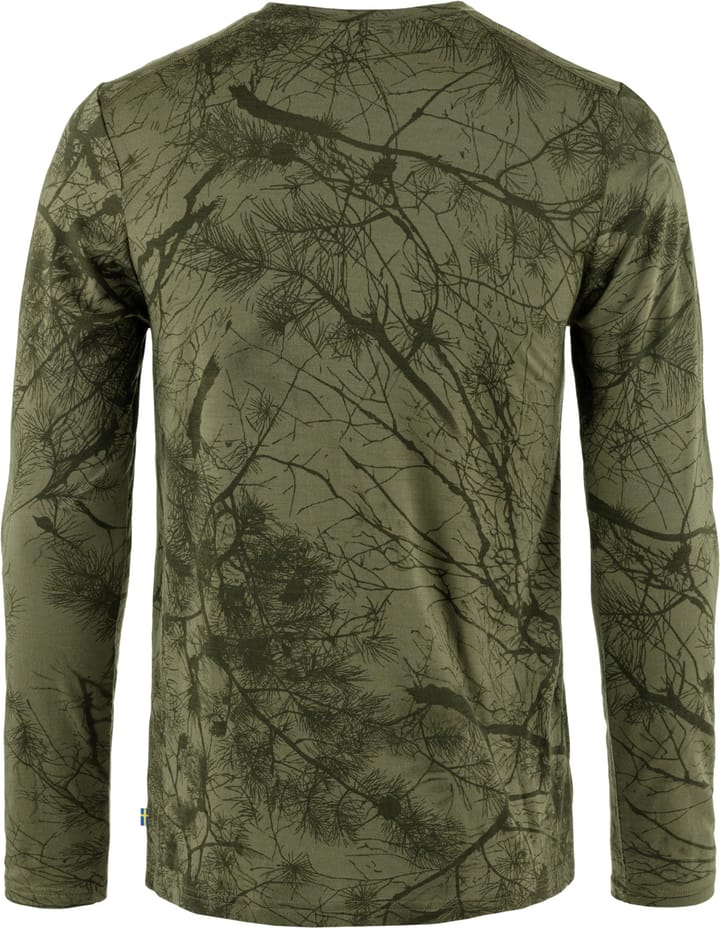 Fjällräven Men's Värmland Wool Long Sleeve Green Camo Fjällräven