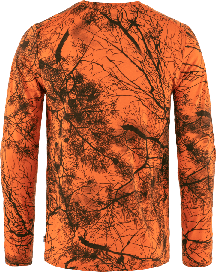 Fjällräven Men's Värmland Wool Long Sleeve Orange Multi Camo Fjällräven