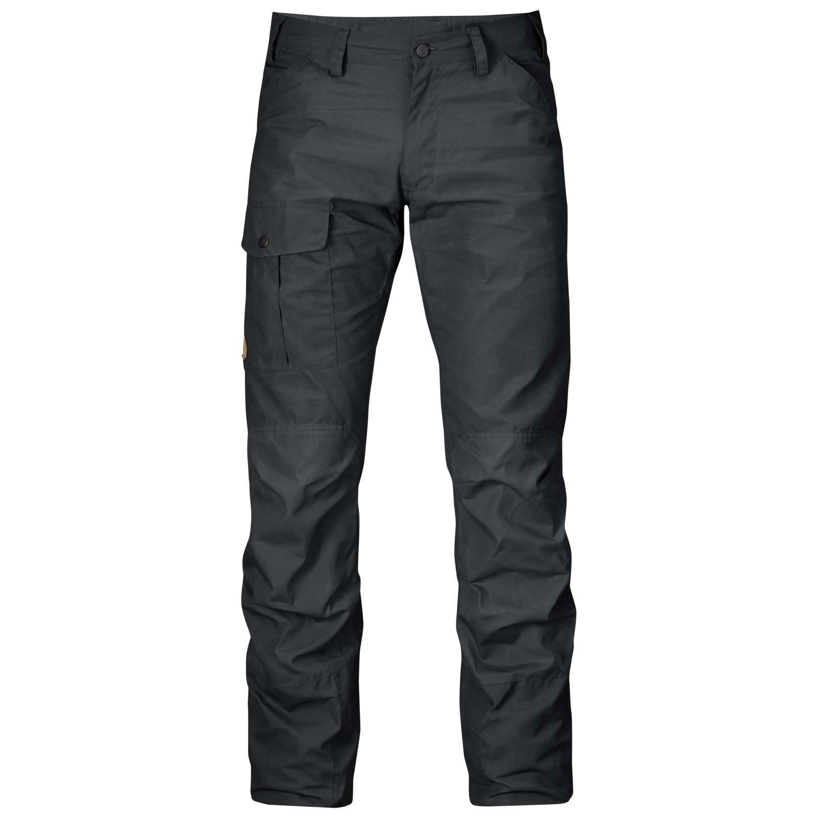 Fjällräven Men's Nils Trousers Long Dark Grey Friluftsbukser 58 - LONG