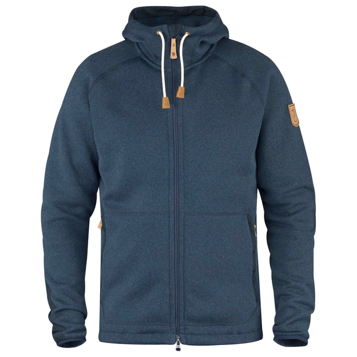 Men's Övik Fleece Hoodie Navy Fjällräven