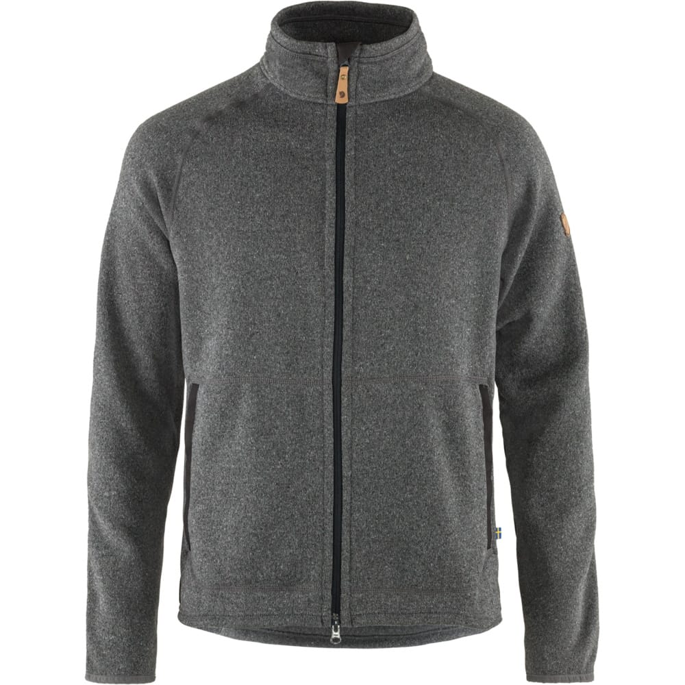 Men's Övik Fleece Zip Sweater Dark Grey