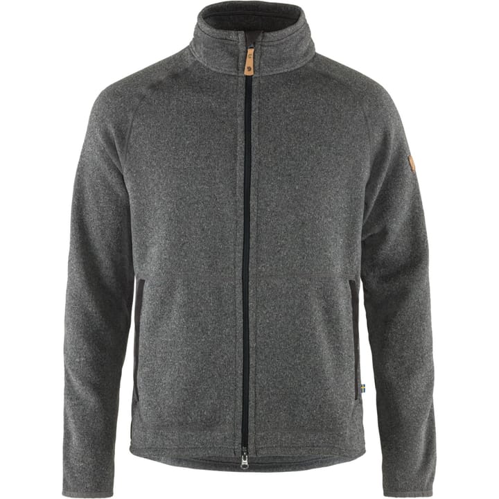 Men's Övik Fleece Zip Sweater Dark Grey Fjällräven