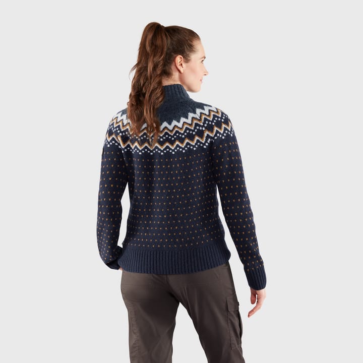 Women's Övik Knit Cardigan Dark Garnet Fjällräven