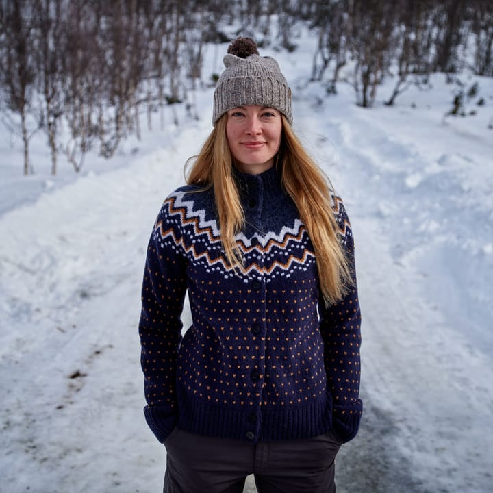 Fjällräven Women's Övik Knit Cardigan Dark Navy Fjällräven