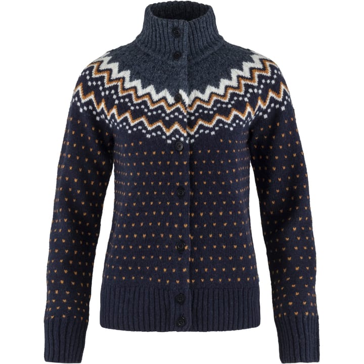 Fjällräven Women's Övik Knit Cardigan Dark Navy Fjällräven