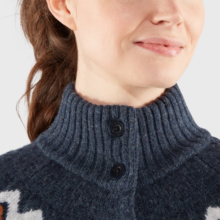 Women's Övik Knit Cardigan Dark Garnet Fjällräven
