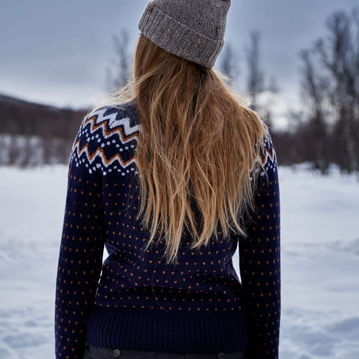 Fjällräven Women's Övik Knit Cardigan Dark Navy Fjällräven