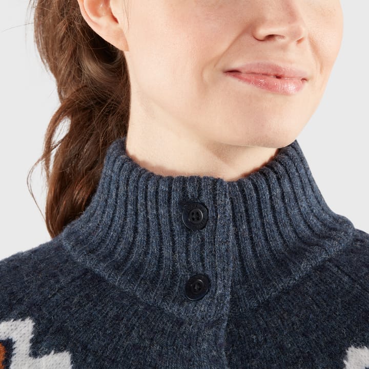 Fjällräven Women's Övik Knit Cardigan Dark Navy Fjällräven