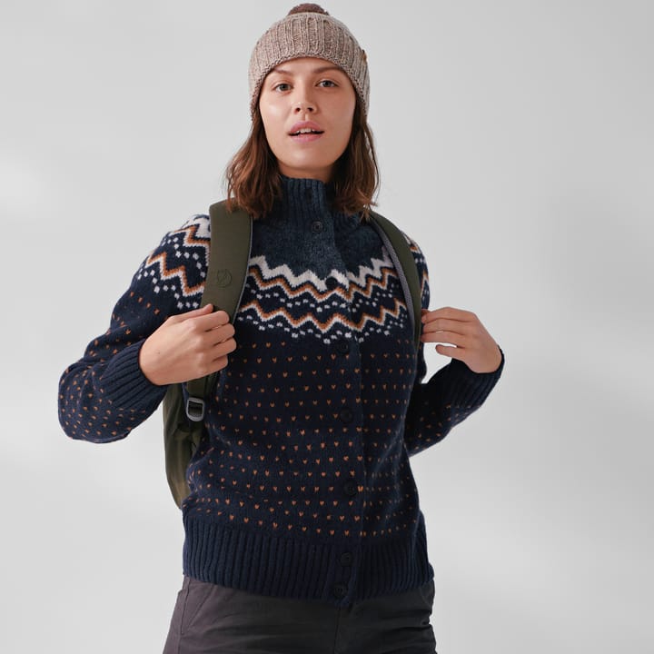 Fjällräven Women's Övik Knit Cardigan Dark Navy Fjällräven
