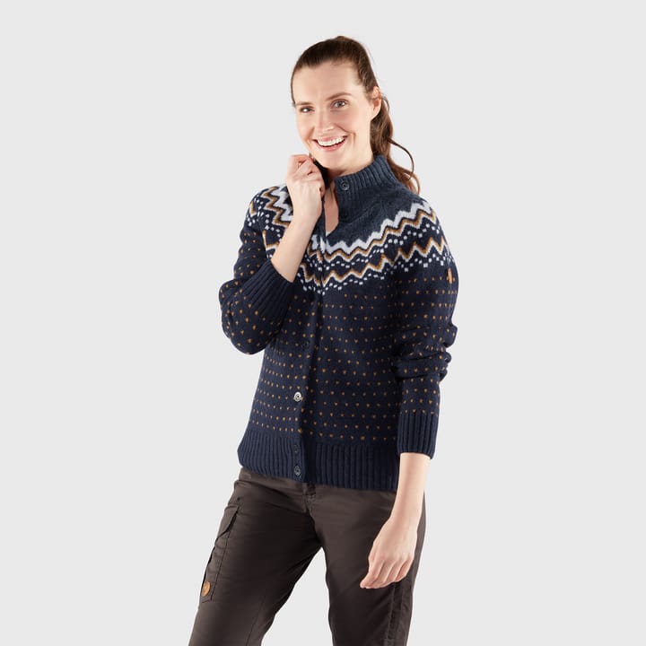 Fjällräven Women's Övik Knit Cardigan Dark Navy Fjällräven