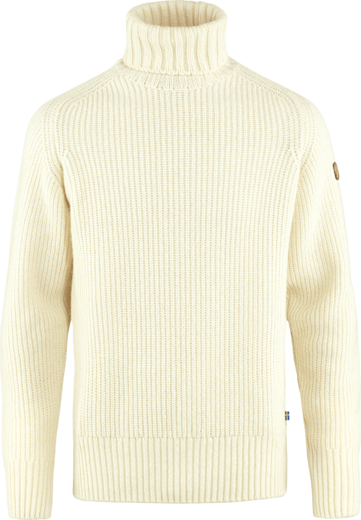 Men's Övik Roller Neck Sweater Chalk White Fjällräven