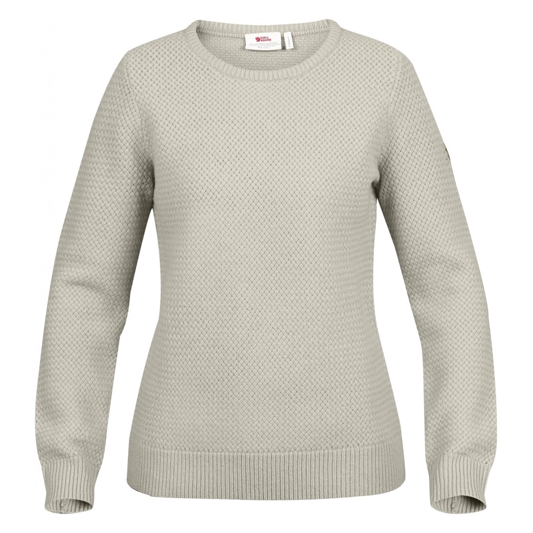 Women’s Övik Structure Sweater Egg Shell-Grey