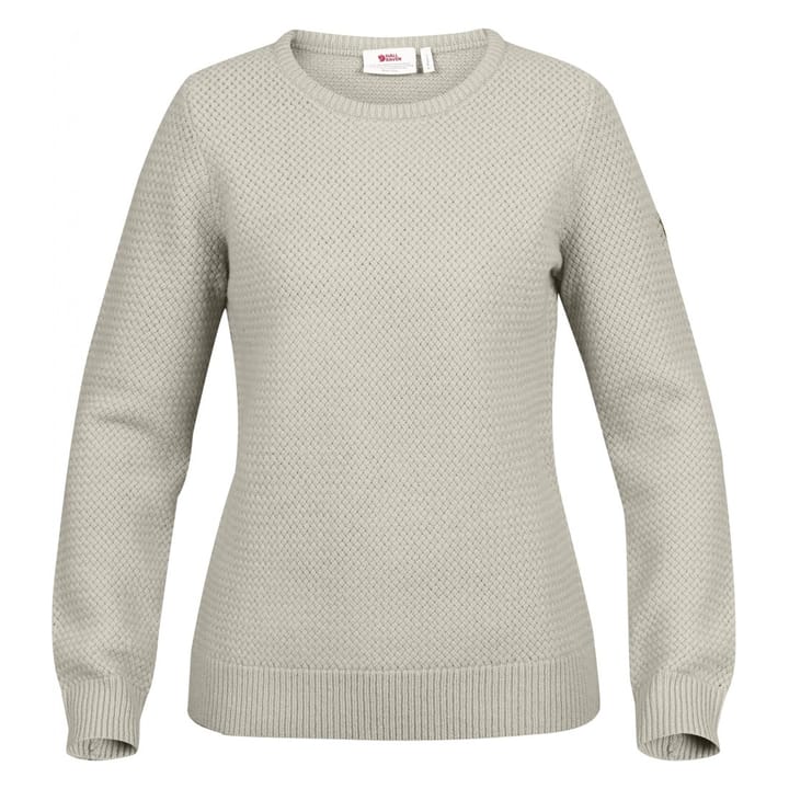 Women's Övik Structure Sweater Egg Shell-Grey Fjällräven