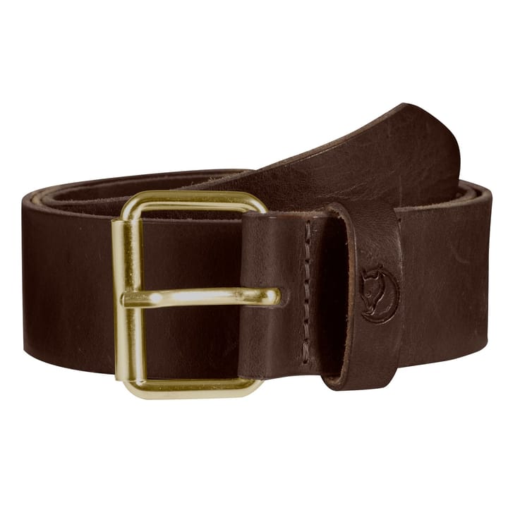 Singi Belt 4 cm Leather Brown Fjällräven