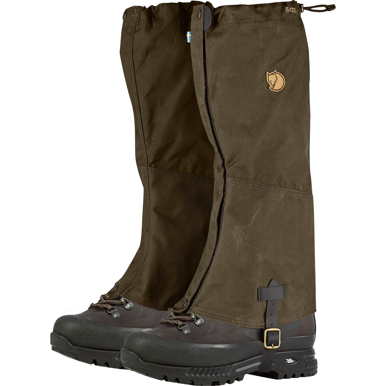 Fjällräven Singi Gaiters Dark Olive Damasker S/M