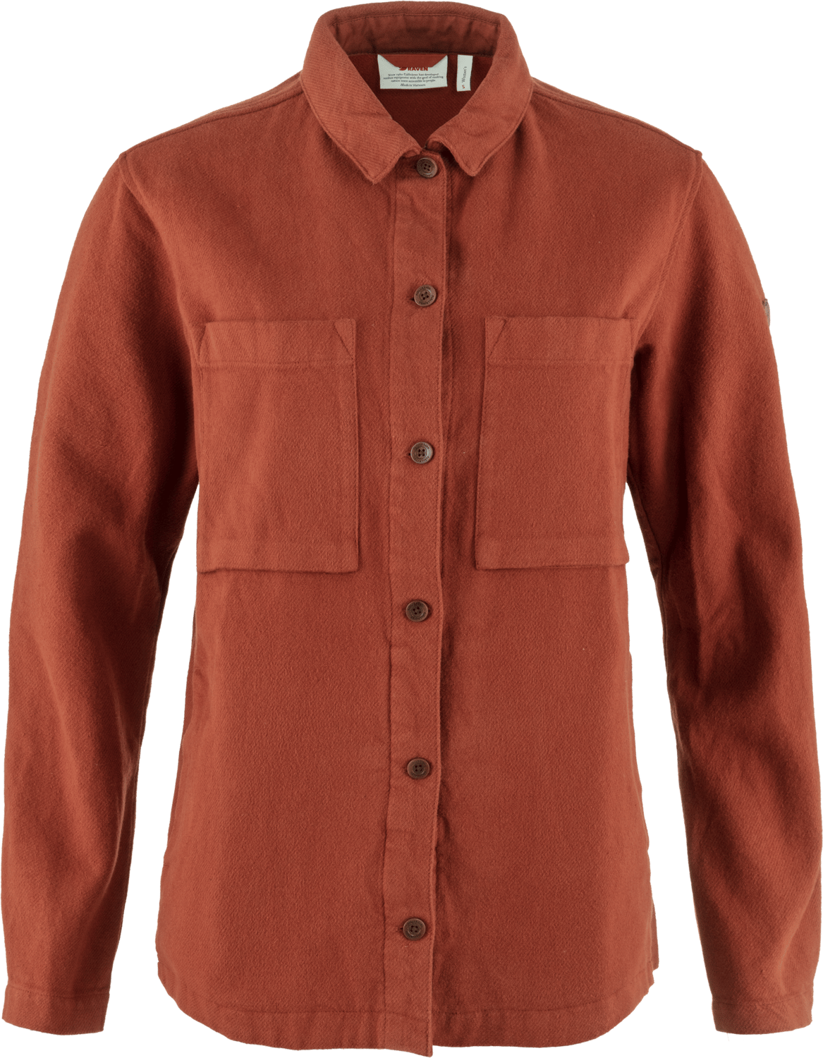 Women's Singi Flannel Overshirt Autumn Leaf