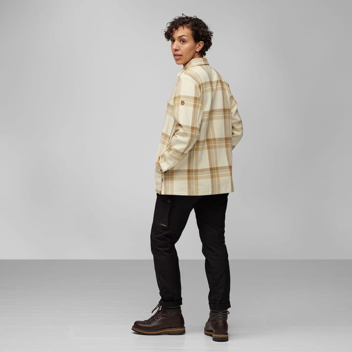 Women's Singi Flannel Overshirt Autumn Leaf Fjällräven