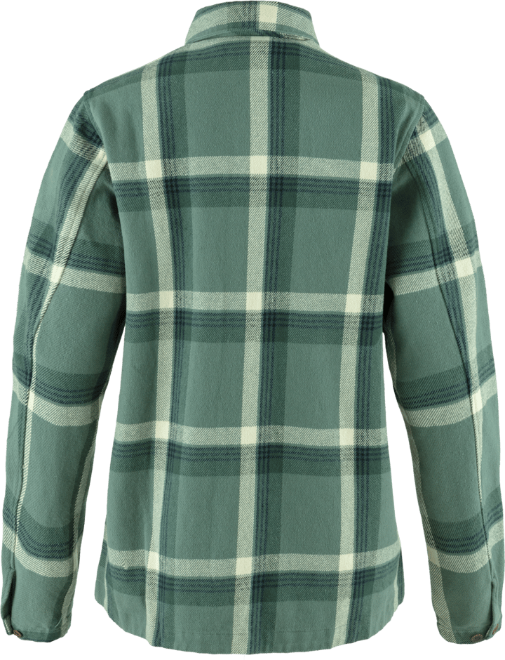 Fjällräven Women's Singi Flannel Overshirt Patina Green-Deep Patina Fjällräven