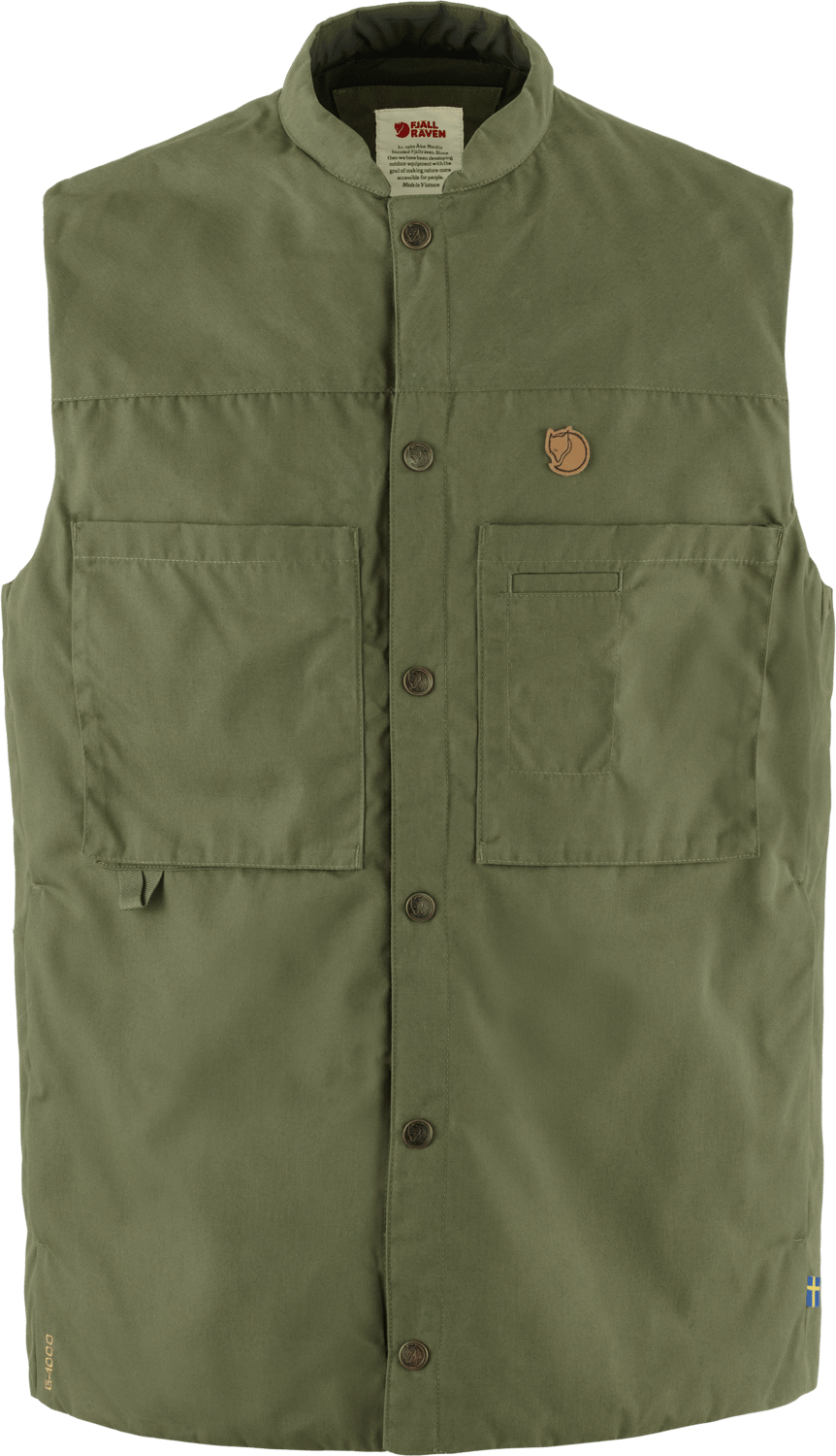 Men's Singi Padded Vest Laurel Green