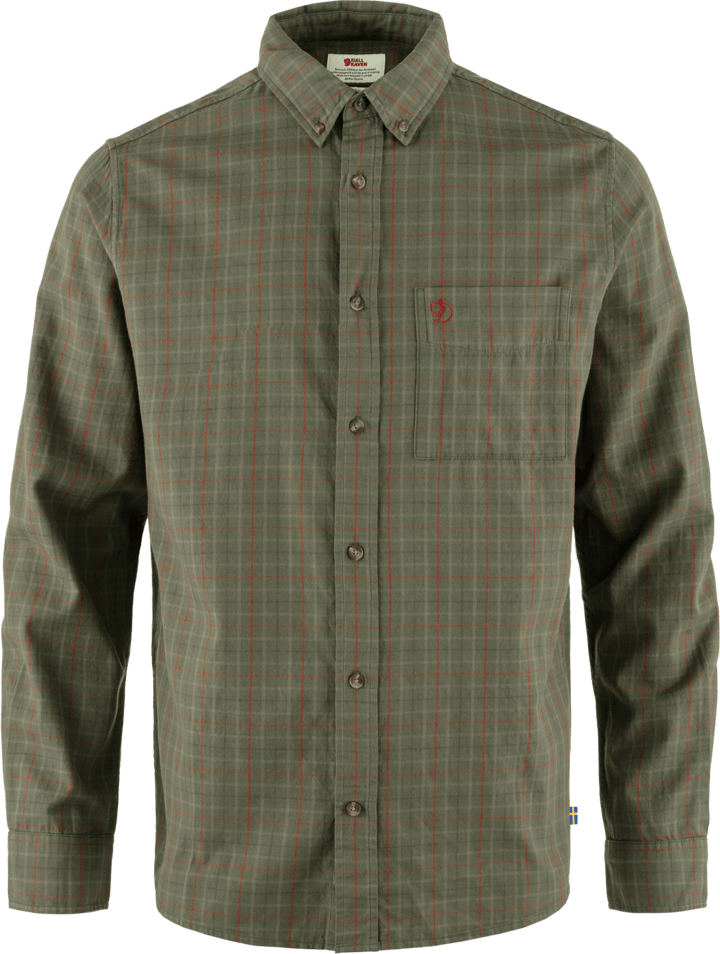 Men's Sörmland Lite Flannel Shirt Laurel Green-Light Olive Fjällräven
