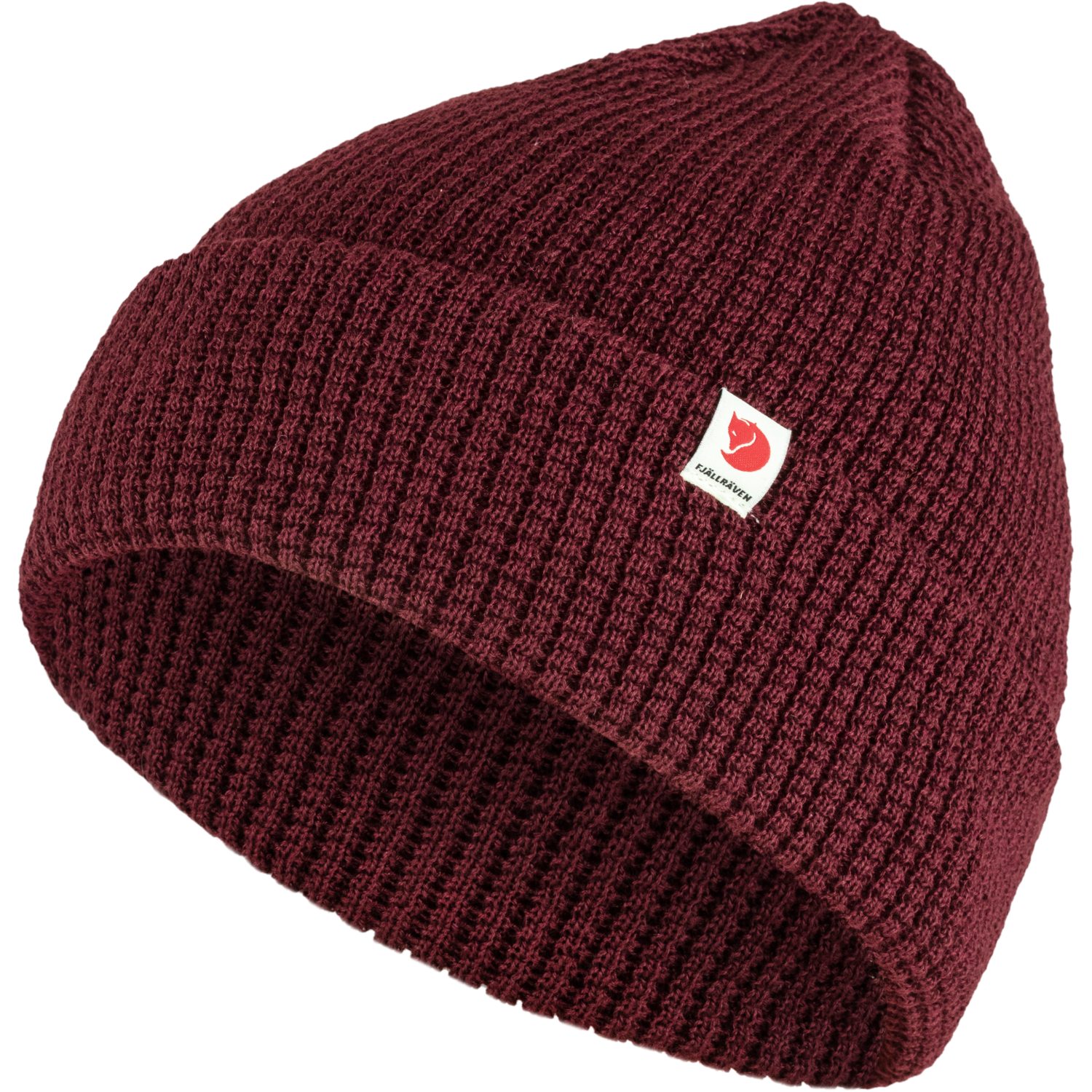 Fjällräven cuff Beanie Tab Hat Dark Garnet Cuff mössor dam – bild 2