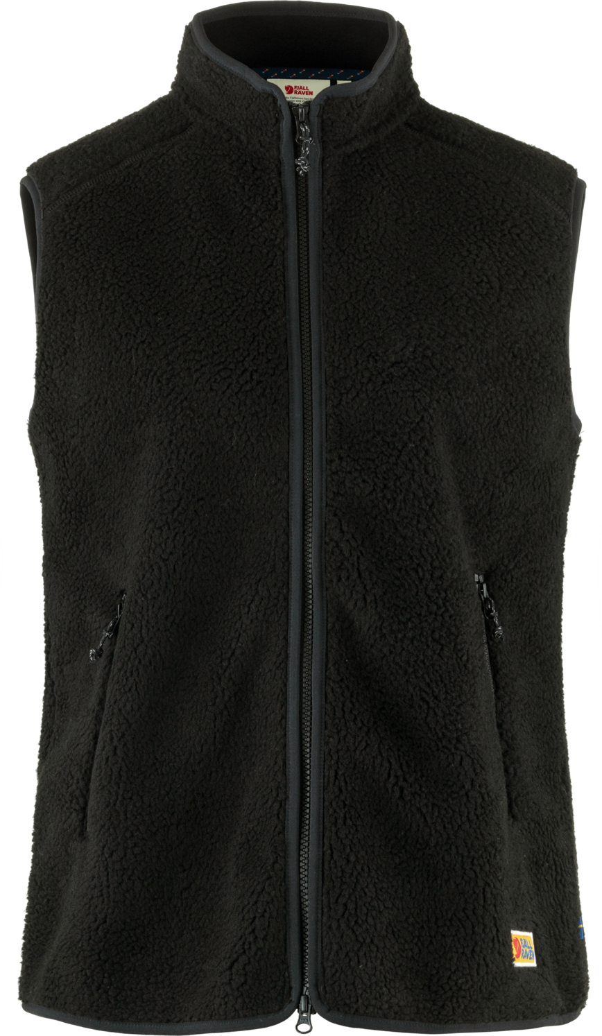 Fjällräven Women’s Vardag Pile Fleece Vest Black