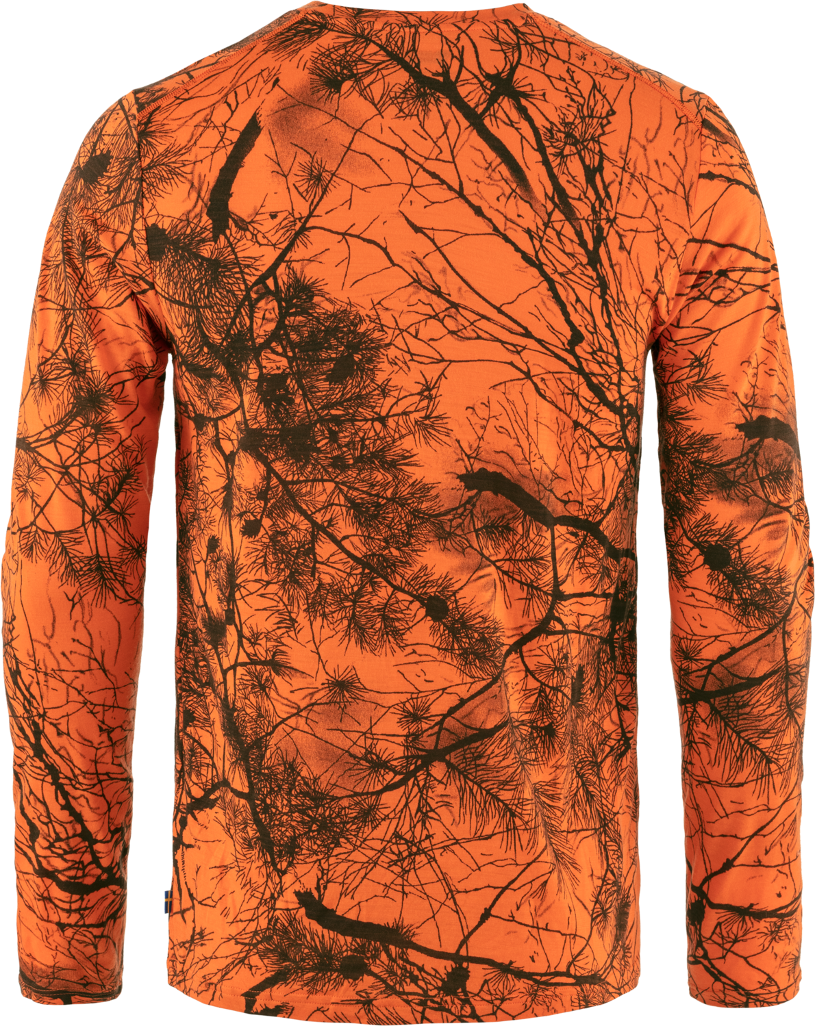 Men’s Värmland Wool Long Sleeve Orange Multi Camo