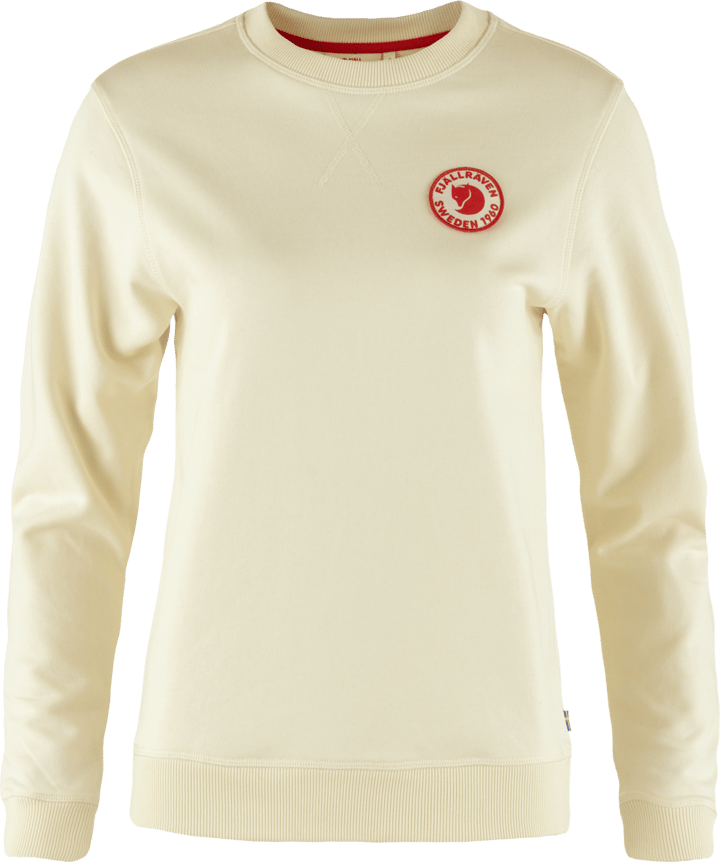 Fjällräven Women's 1960 Logo Badge Sweater Chalk White Fjällräven