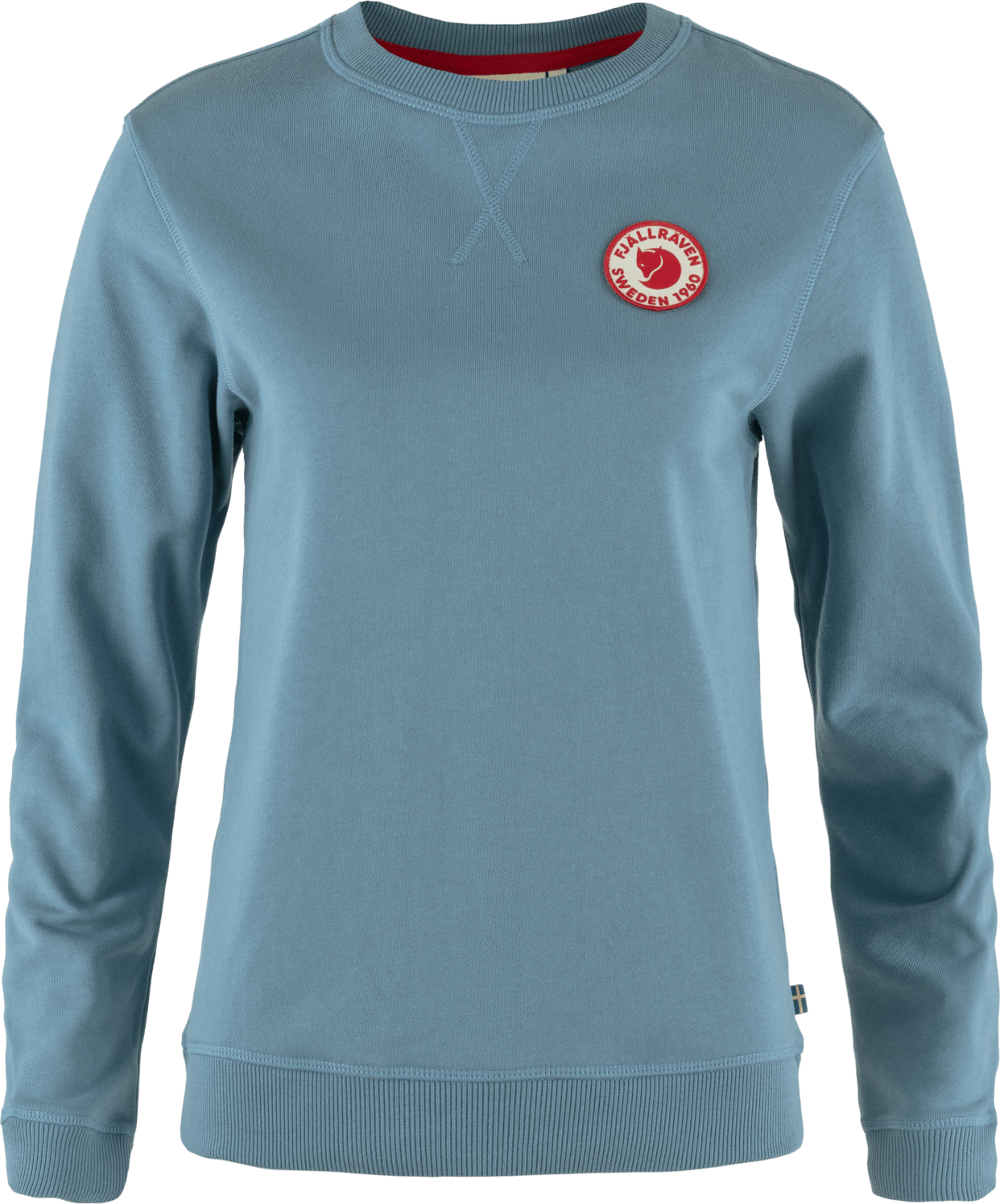 Fjällräven Women's 1960 Logo Badge Sweater Dawn Blue