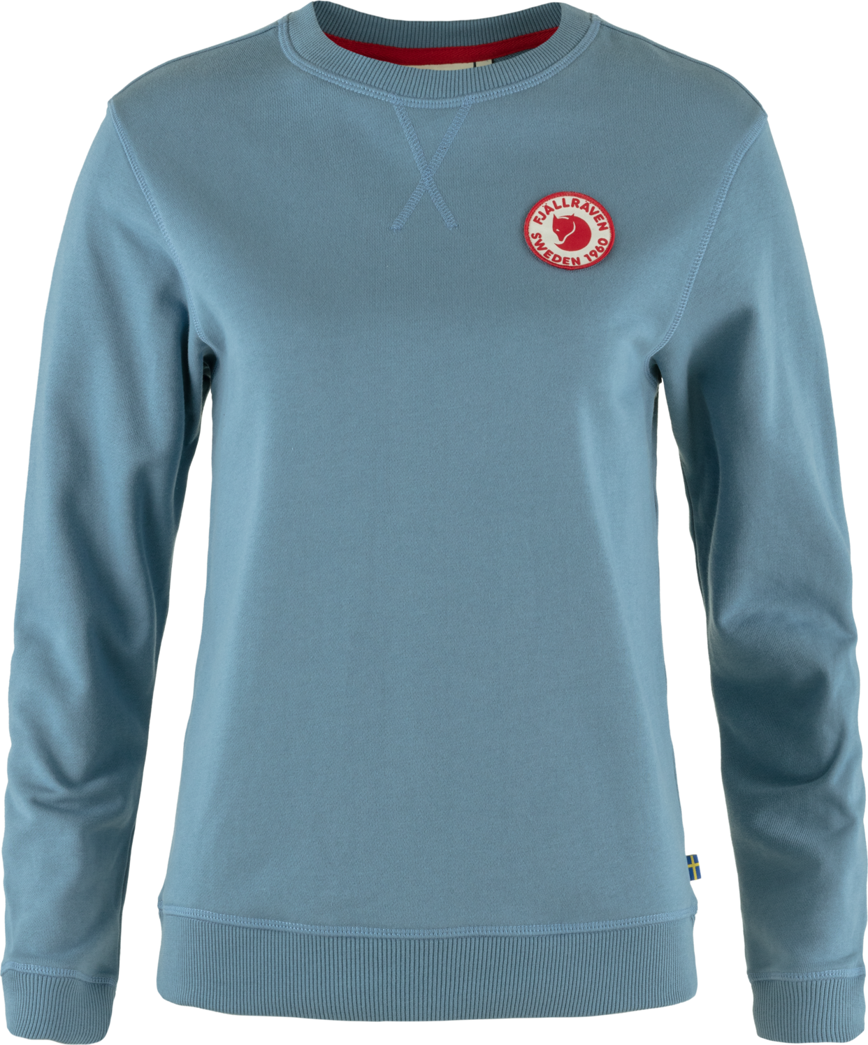 Fjällräven Fjällräven Women's 1960 Logo Badge Sweater Dawn Blue L, Dawn Blue