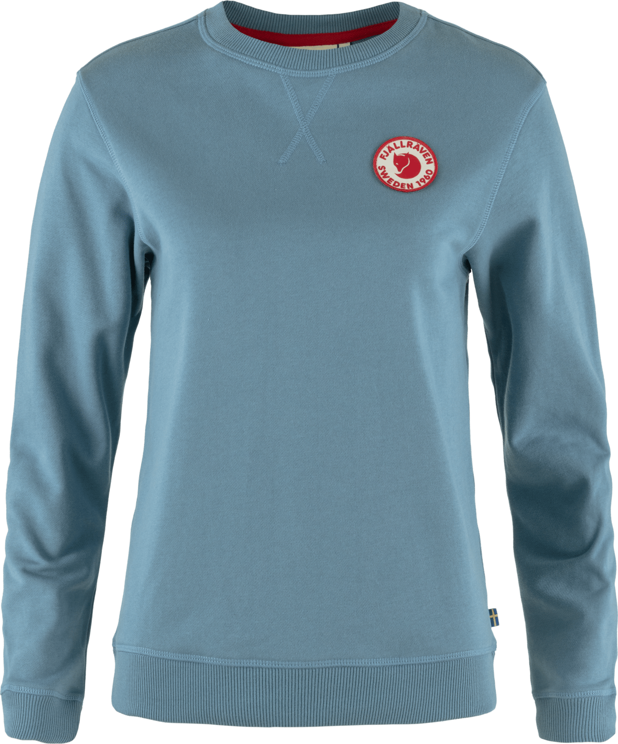 Fjällräven Women's 1960 Logo Badge Sweater Dawn Blue