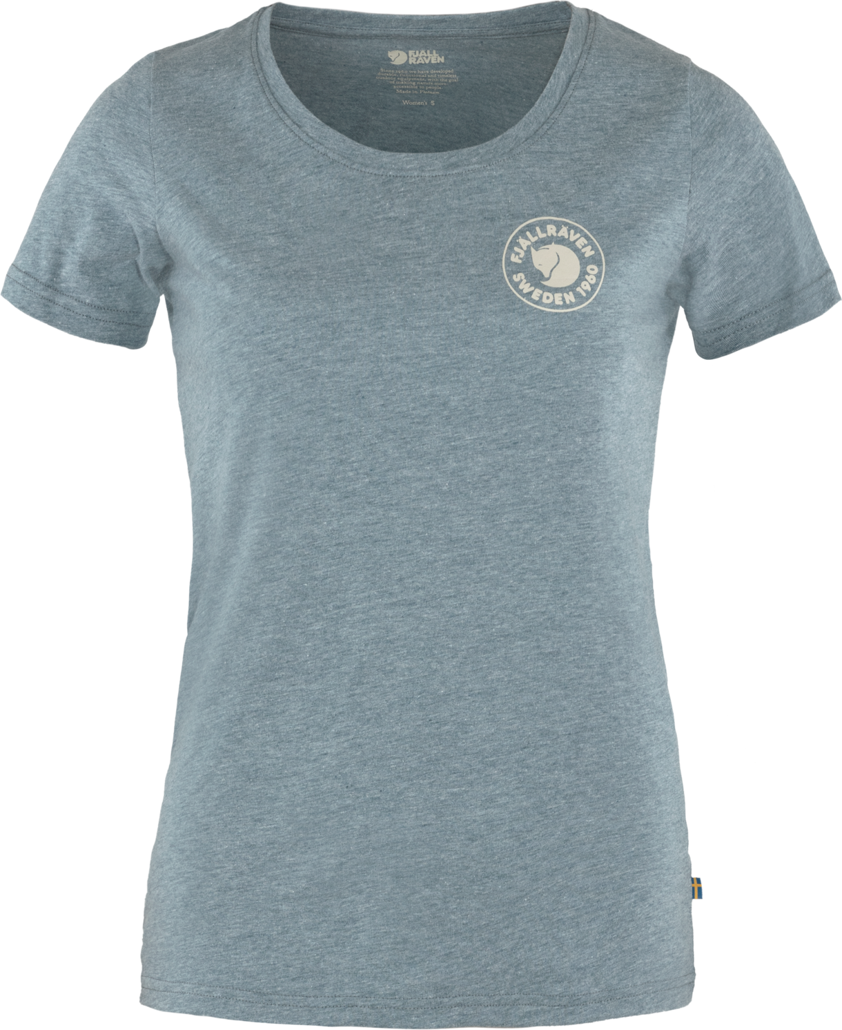 Fjällräven Women’s 1960 Logo T-Shirt Indigo Blue-Melange