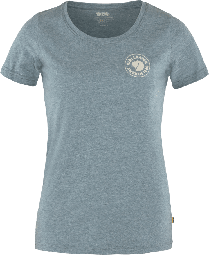 Fjällräven Women's 1960 Logo T-Shirt Indigo Blue-Melange Fjällräven