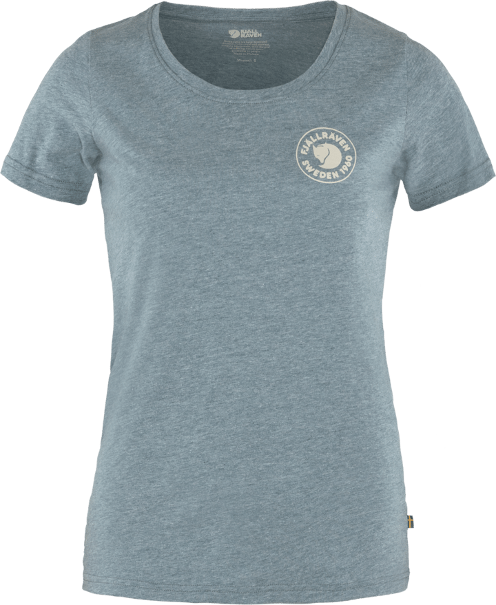 Fjällräven Women's 1960 Logo T-Shirt Indigo Blue/Melange Fjällräven