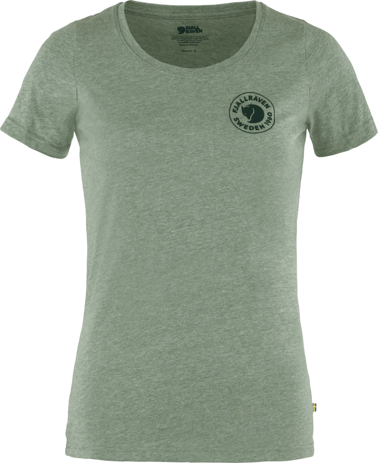 Fjällräven Women's 1960 Logo T-Shirt Patina Green/Melange