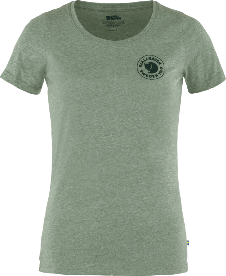 Fjällräven Women's 1960 Logo T-Shirt Patina Green/Melange Fjällräven